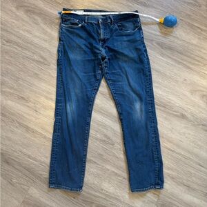 GAP Men's Dark Blue Slim Jeans